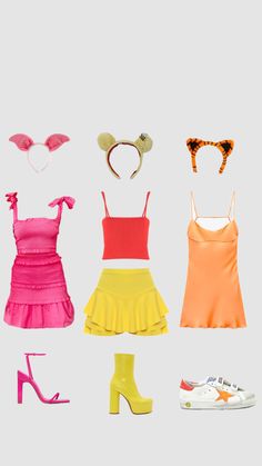 Two People Halloween Costumes, Piglet Costume, Tigger Halloween, Tigger Costume, Winnie The Pooh Costume, Winnie The Pooh Halloween, Disney Outfits Women, Cute Group Halloween Costumes