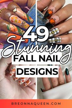 Diy Nail Art For Beginners, Diy Nail Designs Step By Step, Autumn Nails Fall, Fall Nails Designs, Nightmare Before Christmas Nails, Subtle Nail Art, Pop Art Nails, Nails Fall Nails, Nails Autumn