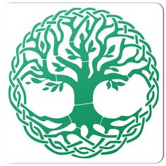 the tree of life symbol is shown in green