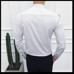 Gender: Men Item Type: Shirts Shirts Type: Dress Shirts Collar: Turn-down Collar Closure Type: Single Breasted Sleeve Style: REGULAR Sleeve Length(cm): Full Model Number: 1001 Material: Polyester Fiber Material: COTTON Pattern Type: Solid Fabric Type: Broadcloth Style: Casual size: M-3XL Color: Black, white White Shirt With Casual Collar For Office, White Slim Fit Shirt With Casual Collar, White Office Shirt With Casual Collar, White Long Sleeve Shirt For Business Casual, White Casual Business Tops With Collar, White Business Tops With Casual Collar, White Casual Collar Tops For Business, White Casual Business Tops, White Fitted Dress Shirt With Casual Collar