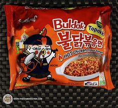 Buldak Topokki, Ramen Buldak, Popular Korean Food, Noodle Packaging, Korean Rice Cake