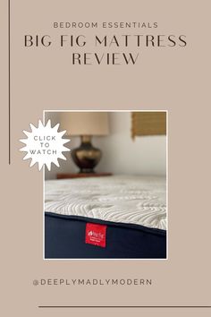 the bed room essentials big fig mattress review is on sale for $ 599