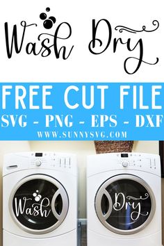 washer and dryer svg free Laundry Room Svg, Svg Decals