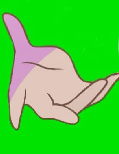 a drawing of a hand reaching for a green light bulb on a green screen background