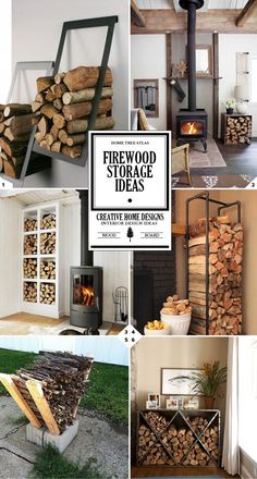 there are many different types of firewood in the house and it is easy to use