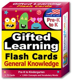 a card game that is designed to teach children how to use flash cards