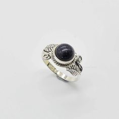 Blue Goldstone Ring | Gemstone Ring | Statement Rings | Handmade Rings | Sterling Silver Rings | Birthday Gift | Rings For Her | Women Rings * Gemstone : Blue Goldstone * Weight : 3.5 Gram Approx * Stone Shape : Round * Stone Size : 8 mm * All our work is custom made by hand with Love and Care in our workshop ♡ Blue Goldstone Pendants https://www.etsy.com/shop/silverjewelryexim925?ref=seller-platform-mcnav&search_query=Blue+Goldstone+pendants Blue Goldstone Earrings https://www.etsy.com/shop/silverjewelryexim925?ref=seller-platform-mcnav&search_query=Blue+Goldstone+earrings Blue Goldstone Rings https://www.etsy.com/shop/silverjewelryexim925?ref=seller-platform-mcnav&search_query=Blue+Goldstone+rings 》W H Y T O W E A R S I L V E R《 As a metal, silver has significant health benefits that hav Silver Sapphire Ring With Round Stone For Gift, Adjustable Opal Ring For Gift With Stone Setting, Silver Birthstone Ring With Natural Stones For Gift, Sapphire Rings With Natural Stones For Gift, Spiritual Sapphire Rings, Natural Stones Ring With Round Shape For Gift, Silver Sapphire Cabochon Ring Gift, Silver Sapphire Ring With Natural Stones As Gift, Gift Rings With Natural Round Stones