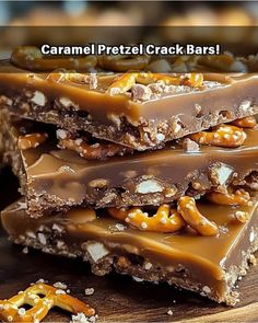 grandma's old recipes | Caramel Pretzel Crack Bars | Facebook Pretzel Bark Recipes, Salted Caramel Pretzel Bark, Caramel Pretzel Bark, Pretzel Bark, Salted Caramel Pretzels, Pretzel Toffee, Chocolate Caramel Pretzels, Pretzel Bars, Baked Caramel