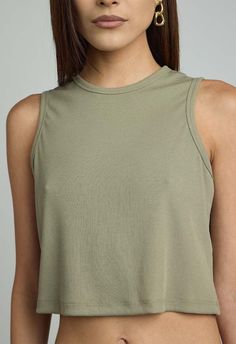 Size: one size fits xs/s and m  color: sage  sleeveless top  48% polyester 48% rayon 4% spandex  dry clean recommended  by the nkc store    product measurements:  bust: 77.47cm / 30.50in  length: 38.73cm / 15.25in Dad Day, Summer Accessories, Crop Tank, Sleeveless Top, Dry Clean, Spandex, Crop Tops, Color