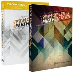 two books on the subject of primary and secondary math, with an image of numbers