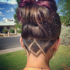 Hairstyles Undercut, Undercut Bob, Buzzed Hair, Shaved Nape, Hottest Women