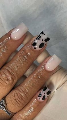 Milky Nails, Super Cute Nails, Acrylic Press On Nails, Colored Acrylic Nails, Work Nails, Glow Nails, Short Square Acrylic Nails, Long Square Acrylic Nails, Acrylic Nails Coffin Short