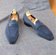 Mens Suede Leather Slip On Loafers party Casual dress Hairdresser Shoes | eBay Summer Formal Plain Toe Loafers, Summer Almond Toe Formal Loafers, Fitted Semi-formal Closed Toe Loafers, Semi-formal Loafers, Fitted Semi-formal Loafers, Fall Loafers With Pointed Toe, Spring Suede Leather Business Shoes, Semi-formal Spring Leather Closed Toe Shoes, Semi-formal Spring Closed Toe Leather Shoes