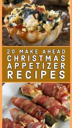 20 christmas appetizer recipes to make ahead