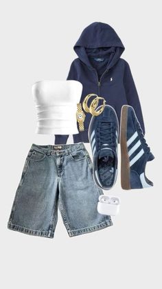 Navy Ralph Lauren, Outfit Navy, Street Style Outfits Casual, My Attitude, Cute Lazy Day Outfits, Getting Dressed, Outfit Look, Simple Trendy Outfits