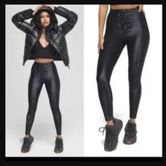 Black Size 6= Xxl In Ga Chart High Waist Leggings For Fall Streetwear, Black Leggings For Streetwear In Fall, High Rise Black Leggings For Winter, Sporty Pants For Night Out In Fall, Casual High Rise Leggings For Winter, Bombshell Leggings, Corset Leggings, Snake Print Leggings, Spring Leggings