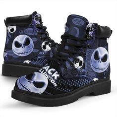 Jack Skellington Boots, Jack Skellington Birthday, Timbs Boots, Nightmare Before Christmas Shoes, Nightmare Before Christmas Rings, Nightmare Before Christmas Bedding, Nightmare Before Christmas Pictures, Nightmare Before Christmas Backpack, Nightmare Before Christmas Gifts