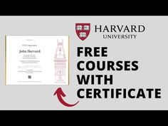 an image of a certificate with the words free courses with certificate in front of it