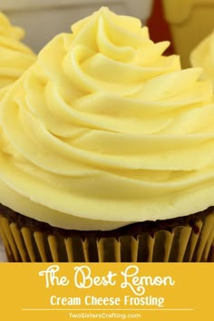 the best lemon cream cheese frosting recipe for cupcakes and muffins