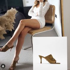 Leather High-Heel Mules Available In Different Colours: Khaki , Tan And Strawberry Pink . Soft Leather Upper . Lined Heel . Square Toe Heel Height Of 8.2 Cm. / 3.2″ Composition: Upper 100% Cow Leather Sole 100% Vulcanized Rubber Insole 100% Goat Leather 2342/510 Chic Heels For Date Night In Spring, Elegant Fitted Sandals For Fall, Chic Fall Party Sandals, Chic High Heel Sandals For Fall, Chic Fitted Sandals For Fall, Chic Almond Toe Heels For Summer, Chic Summer Almond Toe Heels, Chic Beige Sandals For Fall, Chic Beige Fall Sandals