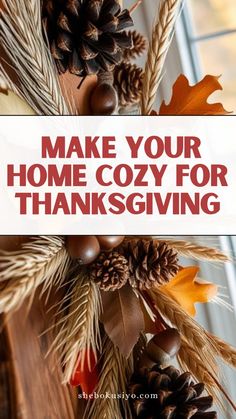 Create a cozy, welcoming home with these Thanksgiving decor ideas. Soft lighting, natural accents, and personalized touches will warm up your space. Handwritten Place Cards, Warm Inviting Home, Thanksgiving Decor Ideas, Cozy Thanksgiving, Make Your Home Cozy, Rustic Table Setting, Welcoming Home, Home Cozy, Fall Garland