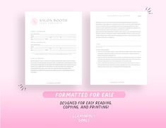 a pink background with the text formatized for face designed for easy reading, coloring and printing