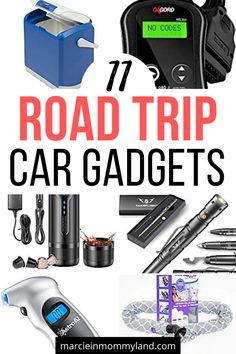 the road trip car gadgets are here to help you find what's in your bag