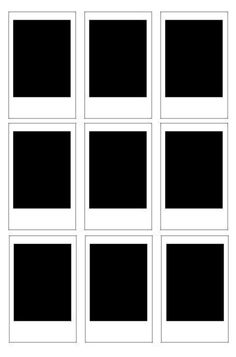 black and white squares are arranged in rows