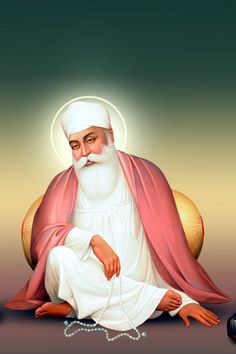 an image of jesus sitting on the ground with his hands in his pockets and wearing a white turban