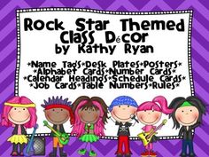 rock star themed class d or by kathy ryan