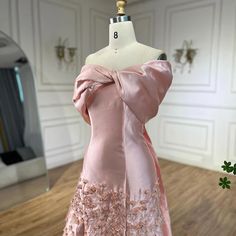 a dress on a mannequin in a room