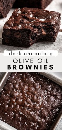 chocolate brownies with sea salt on top