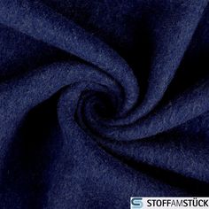 a close up shot of a dark blue fabric