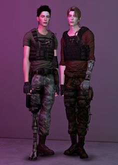 Thanks For Supporting Me, Zombie Apocalypse Outfit, Sims 4 Male Clothes, Military Costumes, Free Sims 4, Sims 4 Dresses, Sims4 Clothes, Sims 4 Collections, Sims 4 Mods Clothes