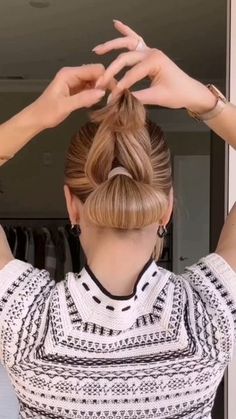 Hair Styles For Formal, Cute Easy Hairstyles For Medium Hair, Easy Bun Hairstyles For Long Hair, Formal Hairstyles For Long Hair, Ponytail Hairstyles Easy, Easy Bun Hairstyles, Natural Hair Tutorials, Easy Hairstyles For Medium Hair