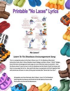 Boo's Shoes Learn To Tie Shoelaces Encouragement Song by Sybrina Publishing Shoelace Tying, Kids Ties, Tie Shoelaces, Study History, Daily Task, Digital Classroom, The Bunny, Learning Games, Make New Friends