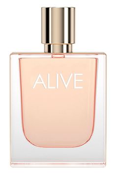 What makes you feel ALIVE? Every woman has her own answer. Inspired by living life to the fullest and finding your own way, BOSS ALIVE from HUGO BOSS empowers women on their path to success. Contemporary and confident, blending soft and bold notes, the BOSS ALIVE perfume fragrance for women leaves a trail of positive energy. Sparkling apple and plum top notes exude optimism, while a powerful floral heart of jasmine sambac reveals radiant femininity. The contrasting base fuses woody notes with a… Boss Alive Perfume, Alive Perfume, Plum Top, Hugo Boss Women, Jasmine Sambac, Living Life To The Fullest, Parfum For Women, Chloe Bennet, Grande Cosmetics