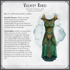 Dnd Feywild Items, Feywild Magic Items, Druid Items 5e, Dnd Rewards, Dnd Magic Armor, Norse Dnd, Homebrew Magic Items 5e, Dnd Fae, Dnd Feywild