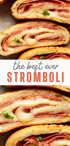 stromboli recipe Oven Baked Dinner Recipes, Authentic Italian Stromboli Recipe, Dinner Recipes Oven, Stromboli Dough Recipe, Italian Stromboli Recipe, Pepperoni Stromboli, Stromboli Dough