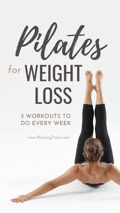 Pilates For Fat Loss - 5 Workouts We Love! - Raising Time Free Pilates Workout Videos, Wall Pilates Workout Plan Free Chart, Strength X Pilates, Pilates Workout With Weights, Strength Pilates Workout, Low Impact Pilates Workout, Pilates Strength Workout, Free Pilates Wall Workout Chart, Pilates Before And After