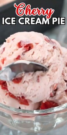 a bowl filled with ice cream sitting on top of a table