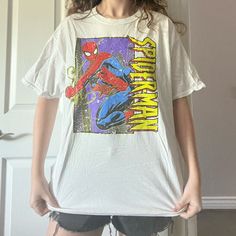 Brand New Without Tags Marvel Spiderman Shirt Spiderman Outfit, Spiderman Shirt, Aesthetic Dream, Marvel Shirt, School Things, Clothing Pieces, Aesthetic Stuff, 8th Grade, Fit Check