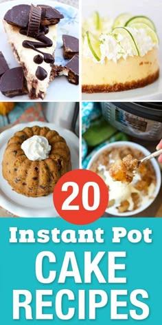 20 instant pot cake recipes that are easy to make and delicious for the whole family