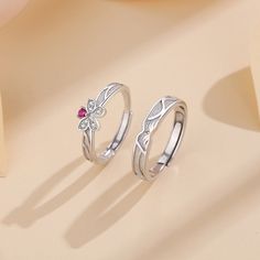 These Engravable Cute Romantic Rings for Couples are a perfect gift for your loved one. These adjustable rings feature a scientifically-refined size range for a comfortable fit. The adorable design is sure to be remembered come birthday or anniversary. Material: 18K Gold Plated 925 Sterling Silver + Cubic ZirconiaRing size: Adjustable Size White Couples Rings For Valentine's Day, Adjustable Flower Promise Ring For Valentine's Day, Adjustable Ring For Anniversary Gift On Mother's Day, Adjustable Flower Ring For Valentine's Day Promise, Silver Couple Rings For Valentine's Day, Silver Couple Rings For Mother's Day Gift, Personalized Couple Rings As Gift, Personalized Couple Rings For Gift, Personalized Couple Rings For Gifts