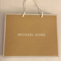 Michael Kors Shopping Bag 10” X 8” X 4” Cream Bags With Logo For Shopping, Cream Shopping Bag With Logo, Trendy White Michael Kors Bag, Michael Kors Shopping Bag, Bags Michael Kors, Cream White, Michael Kors, Bag Lady, Cream