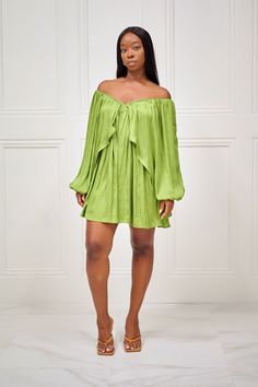 As Kenya Moore would say, 'Gone with the Wind Fabulous'. You'll definitely be muttering that as you sashay down the street in this gorgeous kiwi-green dress with long sleeves, a classic V neck at the front and back, full lining and back tie detail. No one will accuse you of not being a fashion maven with this on! Pair with gold accessories for an elegant look! CONTENT & CARE Hand wash with cold water Do not bleach Iron on low heat Self and Lining: Polyester DEETS & FIT Model is wearing a Kenya Moore, Model Profiles, Dress With Long Sleeves, A Goddess, Gone With The Wind, Gold Accessories, Pet Hair, The Wind, Kiwi