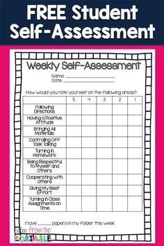 a free student self - assignment for the week