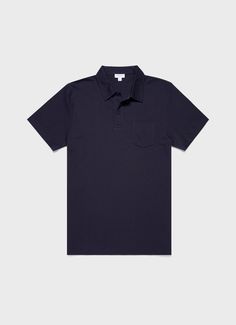 Buy the cotton riviera polo shirt worn by Daniel Craig as James Bond in Casino Royale, offering a flattering tailored fit. From British clothing makers Sunspel. James Bond Style, Polo Shirts Men, The French Riviera, British Outfits, Casino Night, Casino Royale, Daniel Craig, Pique Polo Shirt, Cotton Polo Shirt