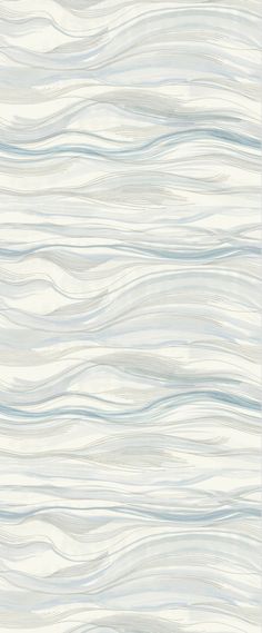 a white and blue wallpaper with wavy lines on the top, bottom and bottom