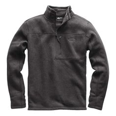 Fabric: 300 g/m² 100% polyester sweater fleece Avg Weight: 480 g (16.93 oz) Center Back: 27" Warm, sweater-knit fleece pullover with a quarter-length front zipper Standard Fit Soft brushed backer Low-profile, reverse-coil center front zip Secure-zip chest pocket North Face Sweater, 1/4 Zip Sweater, Quarter Zip Sweater, 1/4 Zip Pullover, Men Fashion Casual Outfits, Mens Fleece, North Face Mens, Pullover Men, Country Club